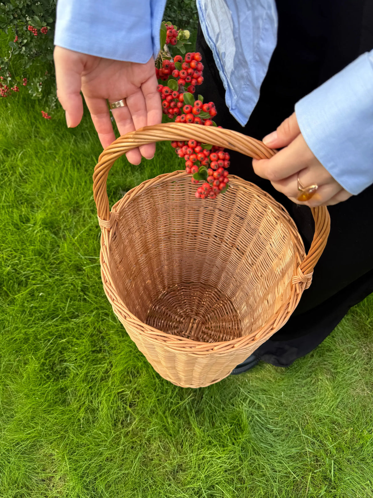 Round Storage Bucket