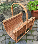 Wicker Log Carrier – Firewood Storage Basket
