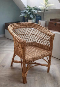 Natural Wicker Kids Chair