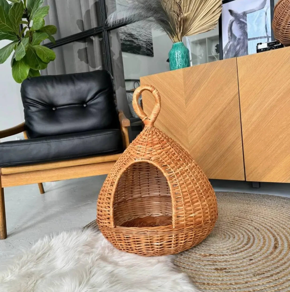 Wicker Pet House
