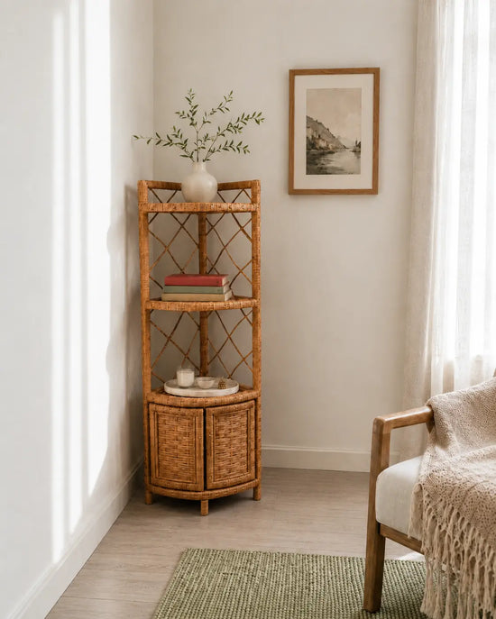 Corner Shelf Cabinet