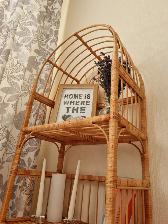 Wicker Arched Shelf