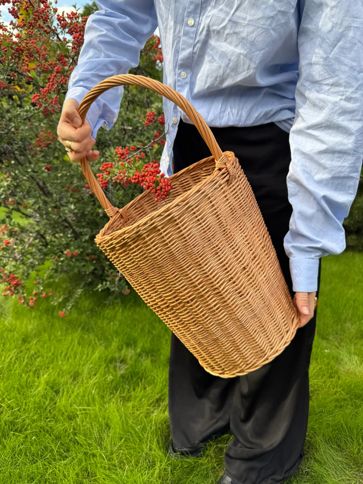 Round Storage Bucket