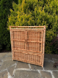 Storage Cabinet - Wicker Chest of Drawers