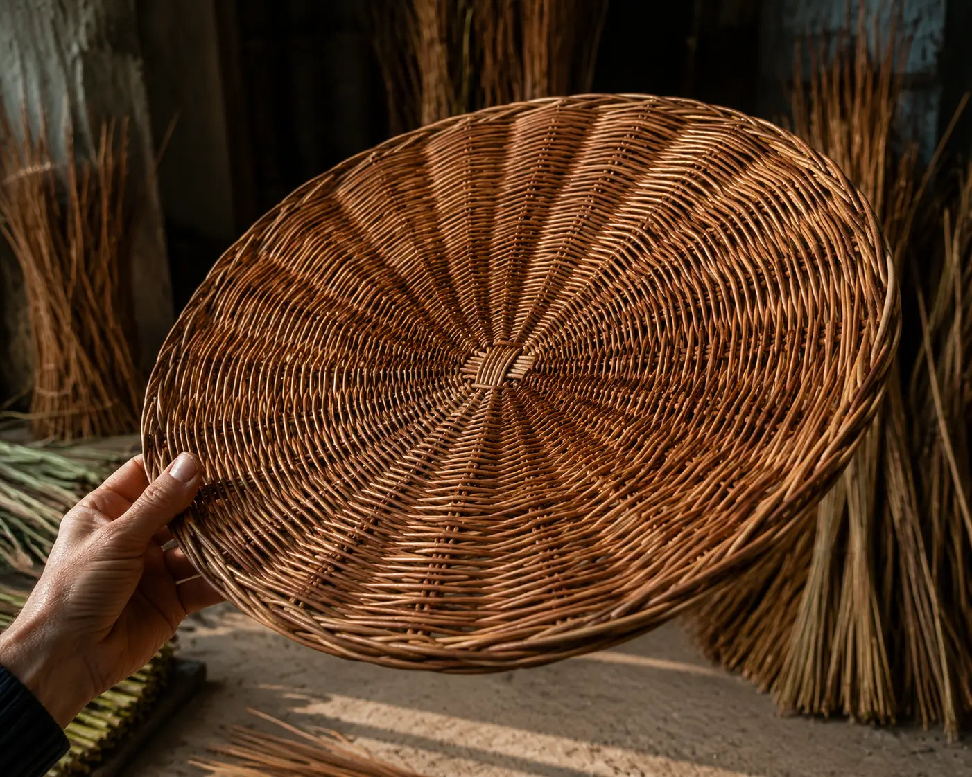 about people woven base