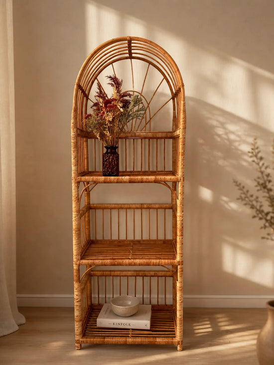 Wicker Arched Shelf