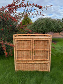 Storage Cabinet - Wicker Chest of Drawers