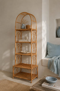 67" inch Arched Bookshelf