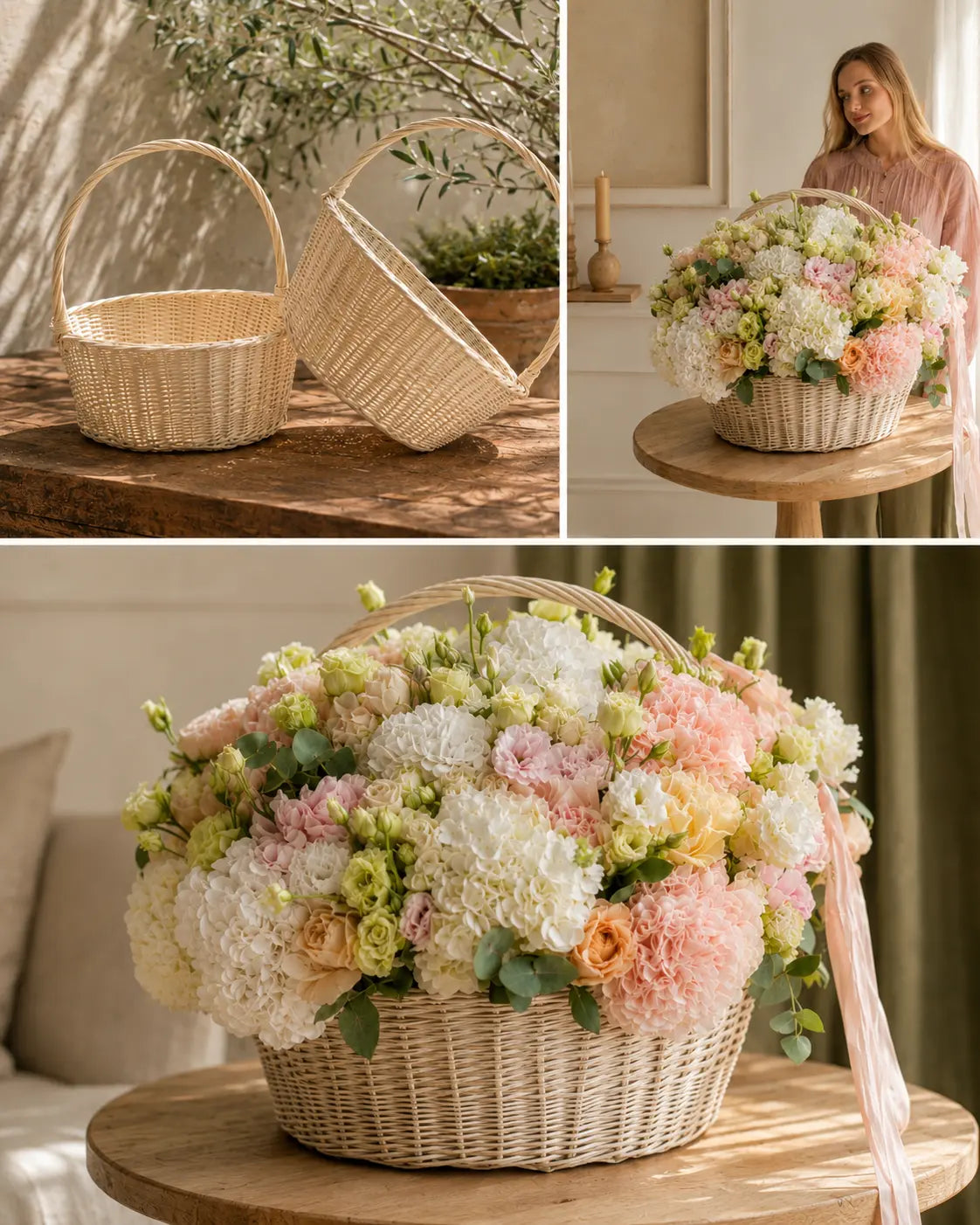 White Basket "Giant"