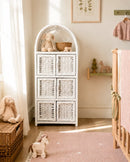 White Arched Cabinet "6 doors"