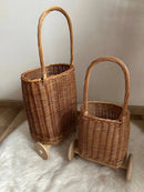 Wicker Trolley Basket