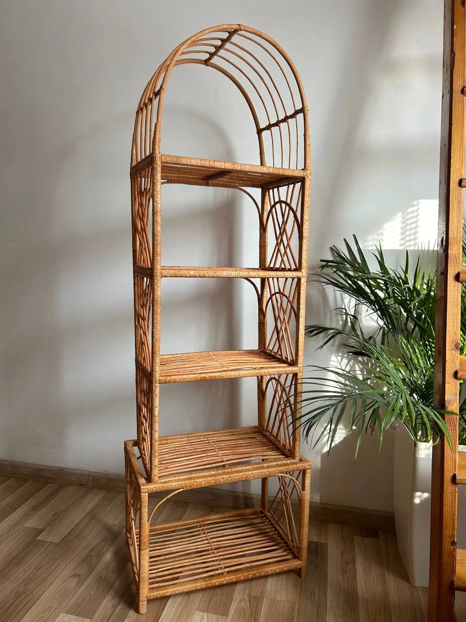 67" inch Arched Bookshelf