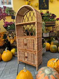Arched Wicker Cabinet "Rustic"
