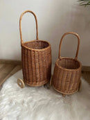 Wicker Trolley Basket
