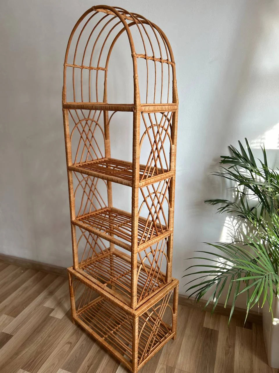 67" inch Arched Bookshelf