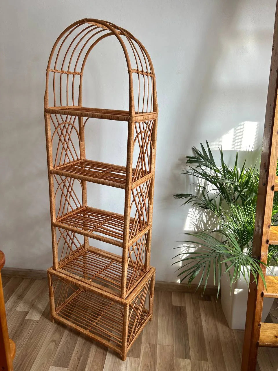 67" inch Arched Bookshelf