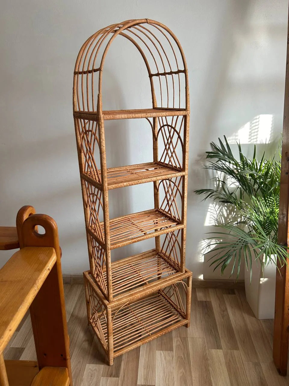 67" inch Arched Bookshelf