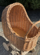 Wicker Baby Carriage "Natural"