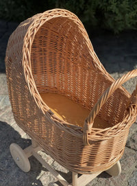 Wicker Baby Carriage "Natural"