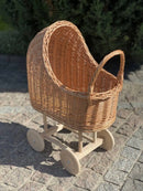 Wicker Baby Carriage "Natural"