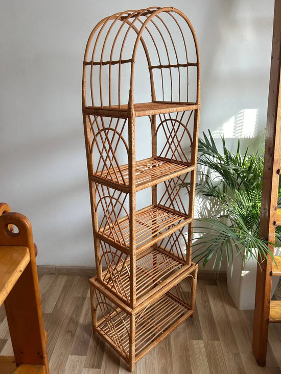 67" inch Arched Bookshelf