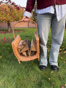 Wicker Log Carrier – Firewood Storage Basket