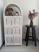 White Arched Cabinet "6 doors"
