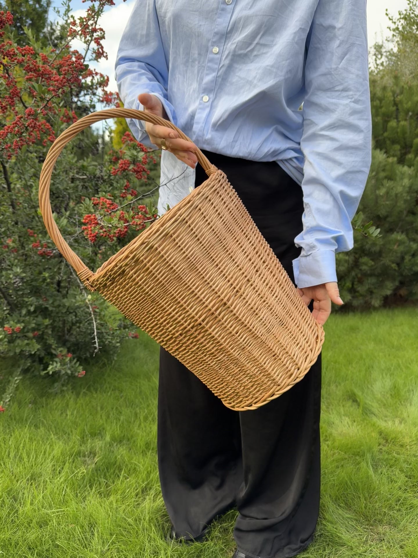 Round Storage Bucket