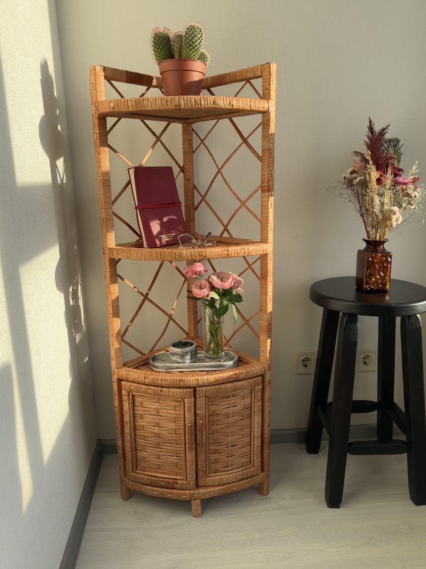 Corner Shelf Cabinet