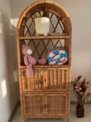 Arched Wicker Cabinet "Rustic"