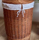 Round Laundry Basket – Wicker Storage Hamper